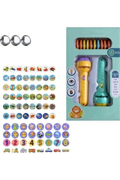 Buldug Çok Fonksiyonlu Led Projektör Feneri – Sarı & Yeşil