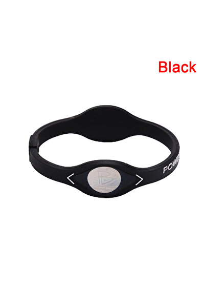 Choice سوار الطاقة الصحية الأسود Power Balance للرياضة مع سوار سيليكون أيوني ...