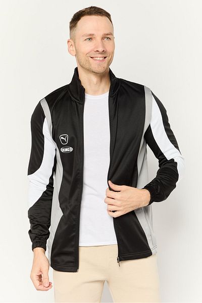 Puma Men Sportswear Fit Full Zip Track Jacket, Black