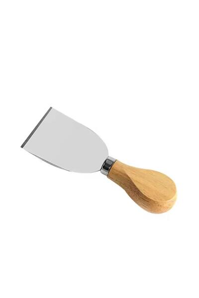 ViZKA Stainless Steel Cheese Knife Set with Wooden Handle, 4 Piece Luxury Bamboo Cheese Serving Set 1St Quality