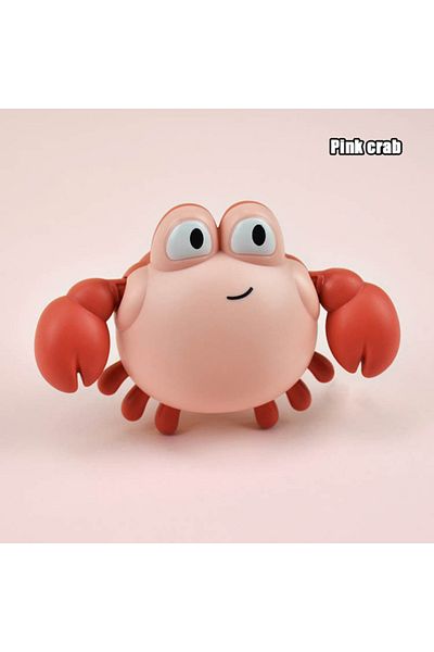 Choice Pink crab Fun Basketball Hoop Balls Playset Boys Girls Bath Toys Bathtub 3 Balls Set Strong Suction