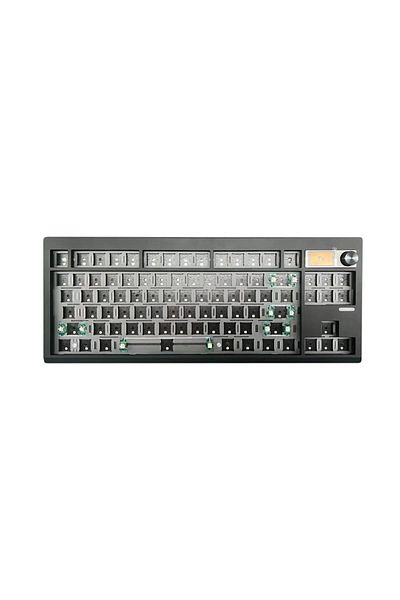 Choice Gmk87black Gmk87 Mechanical Keyboard Kit With Display Screen Rgb Backlit Gasket Structure Gaming Hot