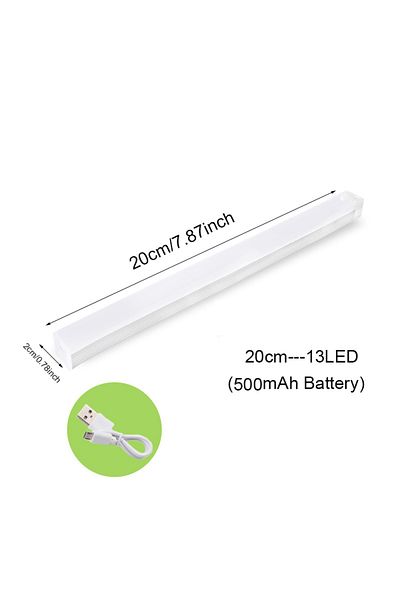 Choice 20cm-13LED Warm White Wireless LED Night Light Motion Sensor Light Closet Night Lamp For Kitchen Bed