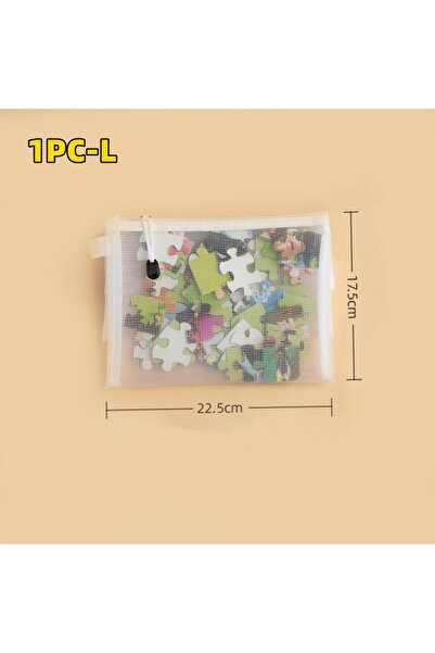 Choice As shown 1PC-L 1-30 PCS Mesh Zipper File Bag Waterproof Moisture-proof...