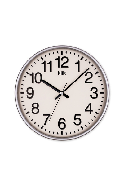 Klik Venüs Gümüş Duvar Saati