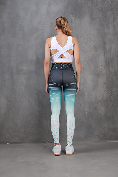 Miss Prova Спортивні легінси з високою талією з цифровим принтом MISSTA2371