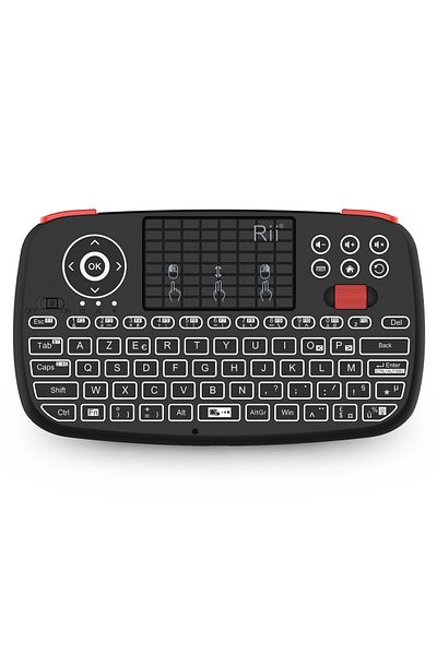 Choice French Keyboard Rii I4 Mini Bt Wireless Keyboard With Touchpad 2.4ghz Backlit Mouse Remote Control F