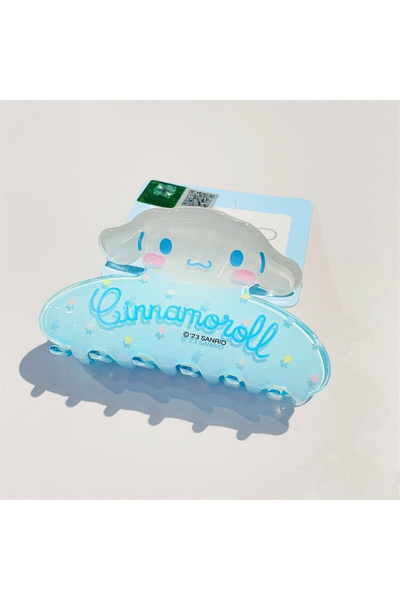 Choice Cinnamoroll Kawaii Sanrio Y2K Anime Hello Kitty Hair Clip Cute Kuromi Cinnamoroll Acrylic Girl Big C