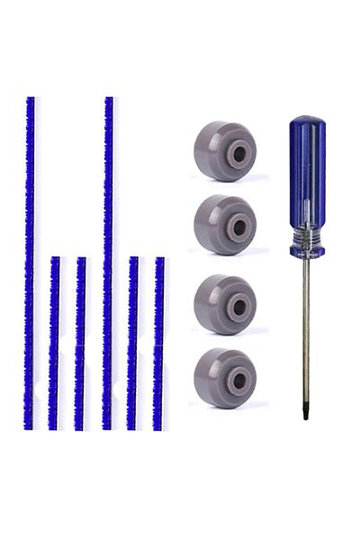 Choice Plush Strips wheel 2 Plush Strips And Soleplate Wheels for Dyson V6 V7 V8 V10 V11 V15 Soft Roller Cl