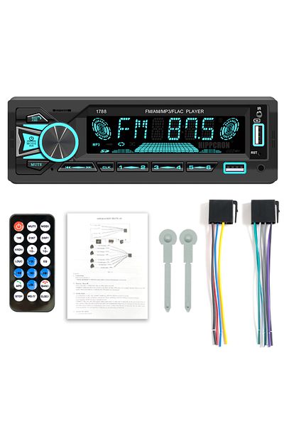 Choice Only Radio SINOVCLE Car Radio 1din Srereo Bluetooth MP3 Player FM Receiver With Remote Control AUX/U
