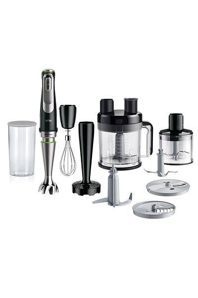 Braun MultiQuick 9 Hand Blender 1200W Premium Black / Brushed Stainless Steel - MQ 9187XLI