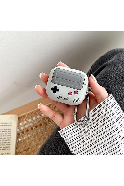Choice Airpods1 2 Light Grey New Case For Airpods Pro 2 3d Gamepad Gameboy Earphone Accessories Soft Protec