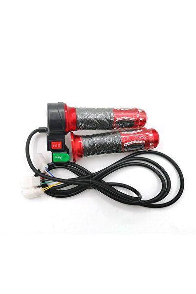 Choice D 12V-72V Universal Handlebar Grips Three Speed Turn Handle Throttle A...