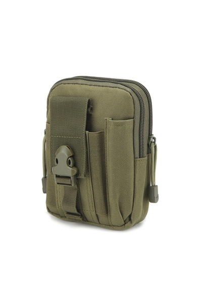 Choice ArmyGreen Molle Pouch Belt Waist Pack Men Small Pocket Survival Tool Bag for Running Travel Camping