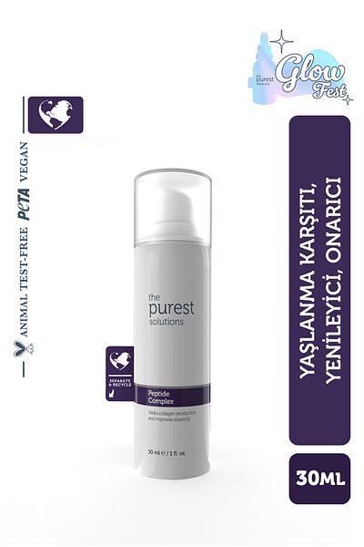 The Purest Solutions Hauterneuerung und Anti-Aging, Repair-Peptide-Hautpflegeserum 30 ml (PEPTIDE COMPLEX)