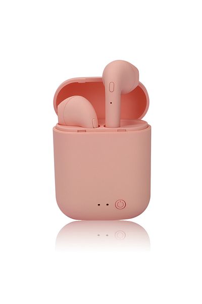 Choice Pink Original TWS I12 Macaron Wireless Bluetooth Headset Matte Sport Binaural Earbuds Wireless Headp