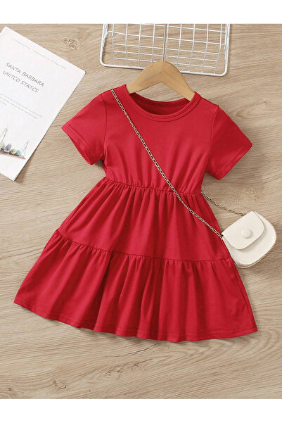 Machetta Kısa Kollu 3 Parça Çocuk Elbise