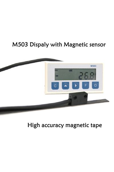 Choice Display-500mm Tape M503 Magnetic Scale Sensor Dro Display Integrated Embedded Magnet Measurement Mag