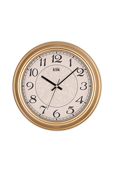 Klik Κλασικό ρολόι τοίχου Alfa Gold