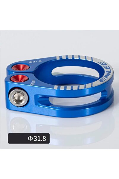 Choice مشبك عمود مقعد الدراجة ENLEE أزرق 31.8 مم من سبائك الألومنيوم CNC لمقع...