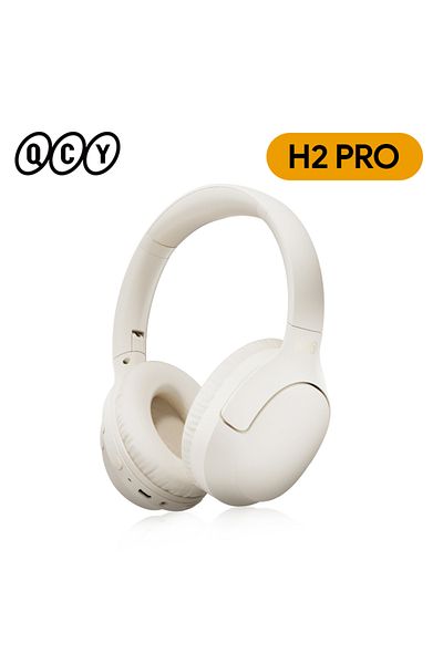 Choice H2pro-white Qcy H2 Pro Wireless Headphones Bluetooth 5.3 Earphone Hifi 3d Stereo Headset Bass Mode G