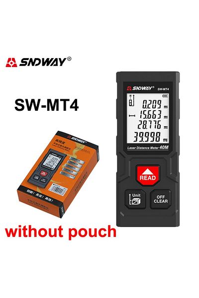 Choice3 جهاز قياس المسافة بالليزر SW-MT4 40M SNDWAY 40M/50M/120M شريط قياس رقمي دقيق المدى مع