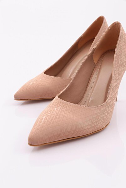 DGN Голи дамски обувки тип тип висок ток с принт 21133564