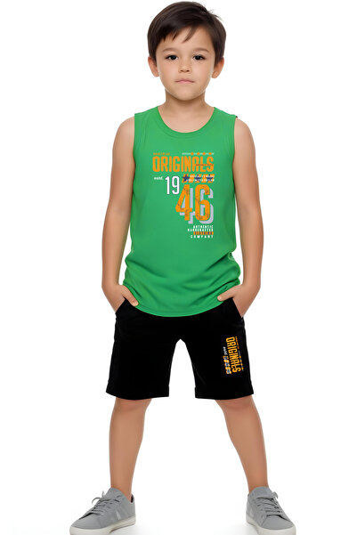 panios kids Originals 16 Друкований комплект для хлопчиків з майкою на бретел...