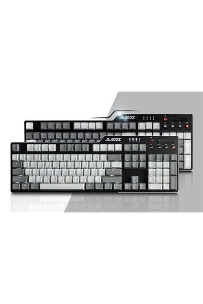 COOYA Mechanical Gaming Keyboard, with Brown Switches, Multimedia Keys Roller, for computer, Black