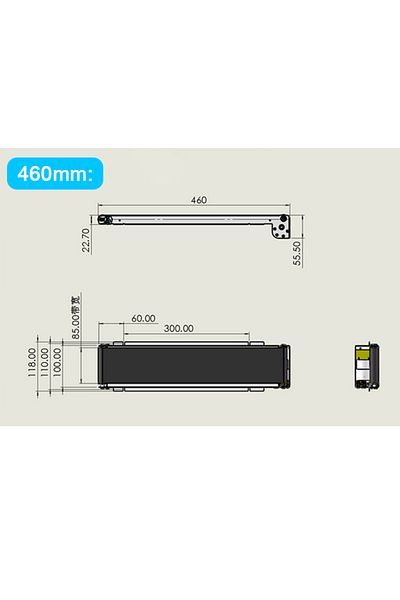 Choice Without Power 460mm Mini Conveyor Belt 460mm Stainless Steel Frame PU Belt 24V Vending Machine Autom