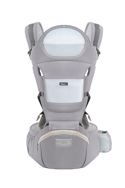 Choice حامل أطفال من القطن باللون الرمادي، متعدد الاستخدامات، مناسب للأطفال ح...