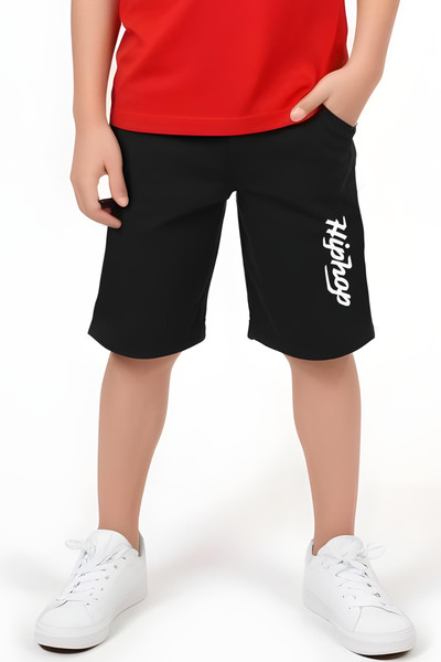 panios kids Takla Teddy Bear Printed Boys' Sling T-Shirt and Shorts Bottom-Top Set