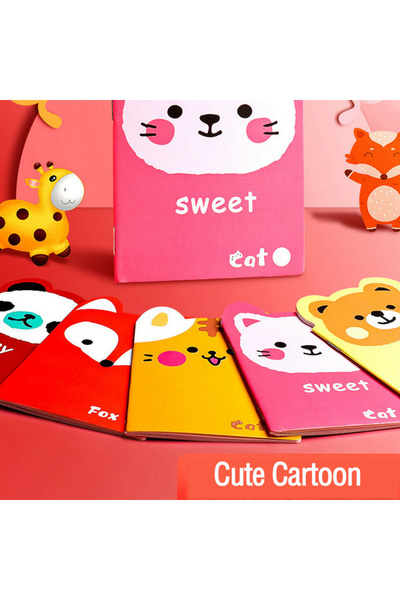 Choice 40 قطعة 10/20/40 قطعة A7 120X85 مم دفتر ملاحظات صغير لطيف على شكل جيب محمول دفتر ملاحظات للأطفال