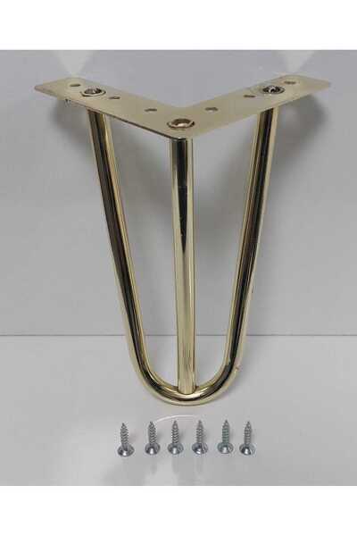 BTC METAL MİL MODEL 20 cm GOLD METAL MOBİLYA AYAĞI