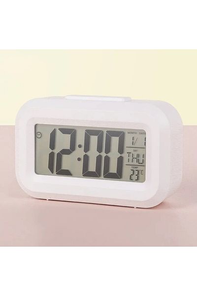 Choice White Led Digital Alarm Clock Electronic Digital Alarm Screen Desktop Table Clocks For Home Office B