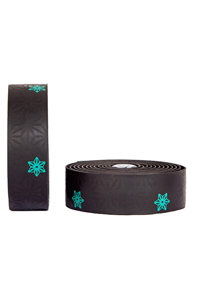 Choice Black Cyan Road Bike Handlebar Tape Two-Colors Chrysanthemum Pattern H...