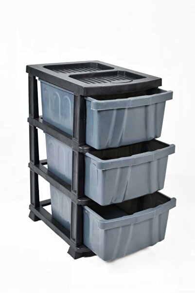 AR HOME Plastic Storage Drawer - 3 Layer
