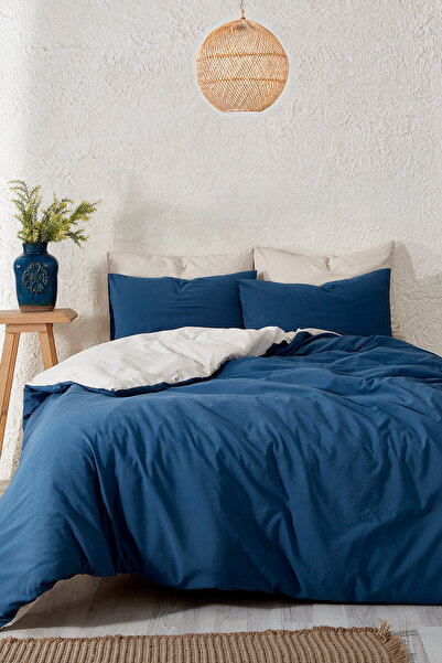 mıstıque home Mıstıque Pamuklu Çift Kişilik - Çift Taraflı Lastikli Çarşaflı ...