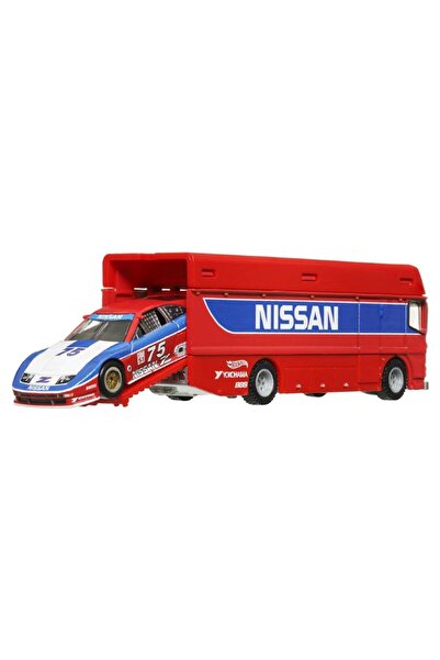 HOT WHEELS Premium Team Transport HRV44 Car Culture Euro Hauler & 94' Nissan 300 ZX GTS