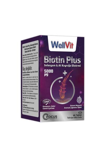 Focus Pharma ويلفيت بيوتين بلس 60 قرص