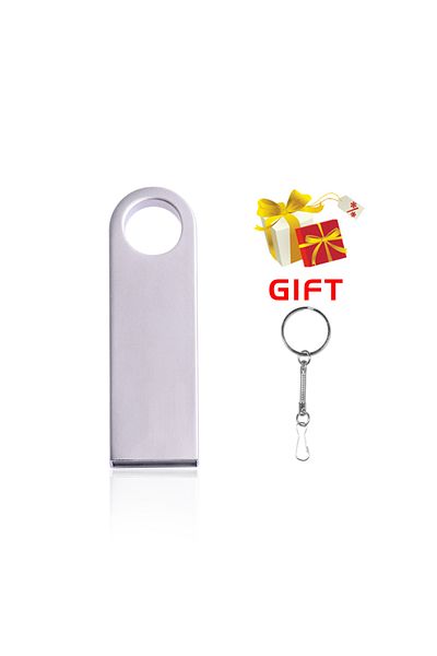 JASTER 16gb Silver Usb Flash Drive Colorful Metal 128gb 64gb 32gb Pen Drive 16gb 8g 4gb 128m Pendrive Free