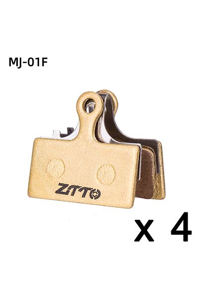 ZTTO MJ-01F 4Pairs ZTTO 4Pairs MTB Full Metal Bike Brake Pads For MT200 M8000 M785 G03TI G04TI Guide Code