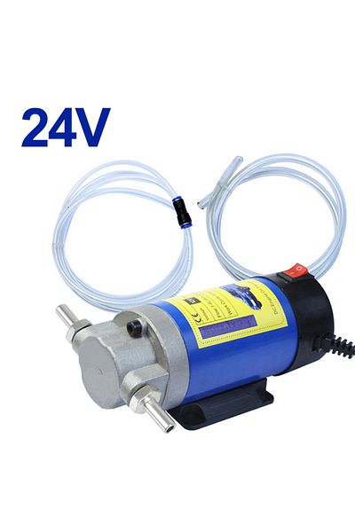 NarzrIe 24V 12V 24V Electric Scavenge Suction Transfer Change Pump Oil Transfer Pump 1-4L/min Motor Oil Dies