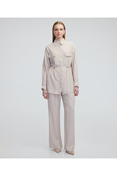 MISS IPEKYOL Ρυθμιζόμενο πουκάμισο με μπουφάν μέσης