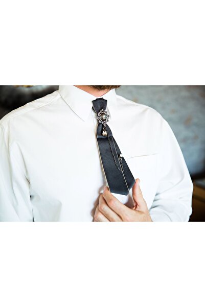 SE Jewellery Şık ve Özgün: Bohem Moda El Yapımı Vintage Kadın/Erkek Kravat Kolye