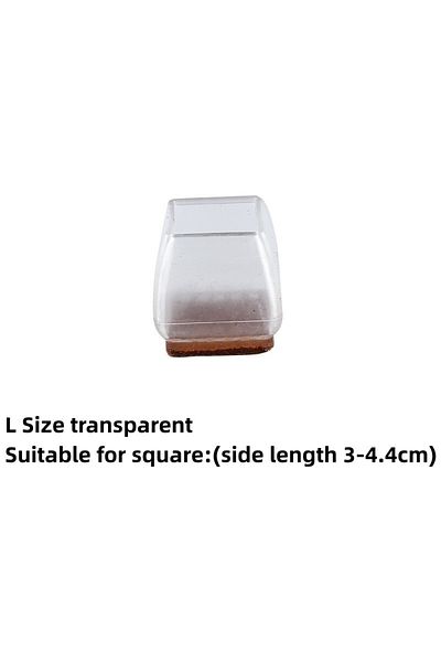 Choice 8pcs J-Square-L 8/16pcs Silicone Chair Legs Non-Slip Pads Furniture Sofa Feet Anti-noise Sock Cover