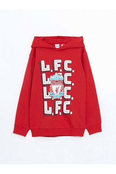 LC Waikiki Hooded Liverpool Printed Boys Sweatshirt