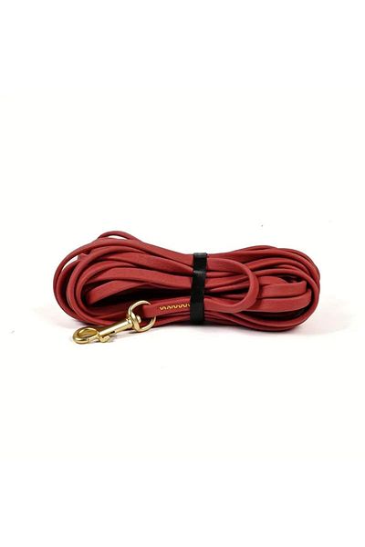 Choice 3m Deep Red Dog Leash 3m 6m 9m Long Pvc Pet Leashes Easy To Clean Rope Waterproof Training Leash For