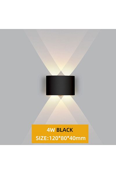 Choice Warm white (2700-3500K) 4W LED Wall Light Waterproof Outdoor Indoor Lighting IP65 AC86-265V 2w 4w fo