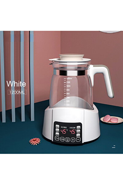 Choice1 AU White 1.2L Infant Thermostatic Milk Regulator Kettle Hot Water Smart Insulation Pot Automatic Mil